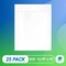 AMZ Rigid Mailers 12.75 x 15 Paperboard Mailers 12 3/4 x 15. Pack of 25 White Photo Mailers. Stay Flat Mailers. No bend Self Sealing. Document Chipboard Envelopes. Mailing Shipping